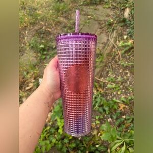 Purple and Pink Starbucks Tumbler